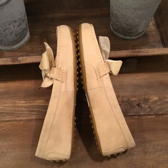 New Ralph Lauren Driving Moccasins Tan - Picture 3 of 6